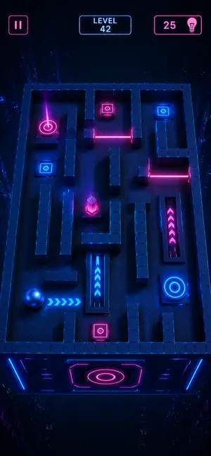 Widok poziomu logicznego Minos Maze