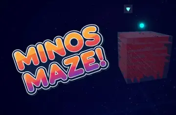 Trójwymiarowy labirynt w grze Minos Maze